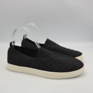 Torrid Black Textured Knit Slip-On Loafers